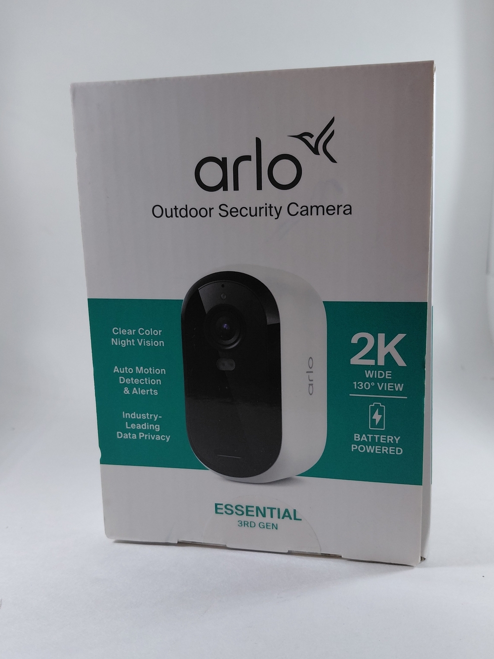 Arlo Essential 3rd Gen Outdoor Security Camera - White